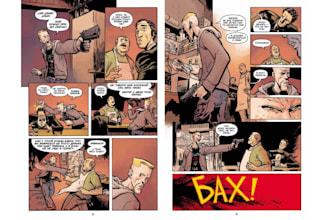 draw graphic novel illustration, comic book and character comic page