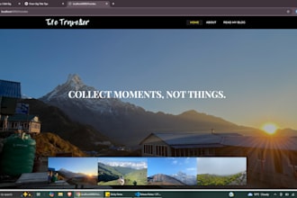 develop responsive websites with HTML, CSS, js, and laravel