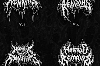 design death metal, deathcore logo for your band