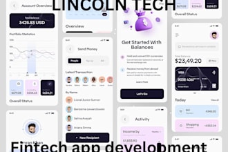 develop fintech app bill payment app p2p payment app loan app wallet app