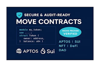 build move smart contracts for aptos sui nft dao