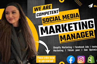 be your social media manager content creator instagram marketing meta fb ads seo