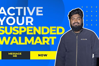 reinstate your walmart suspended account