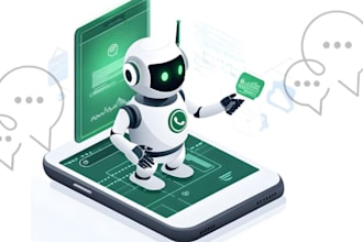 create whatsapp ai chatbot , website bot by manychat or python