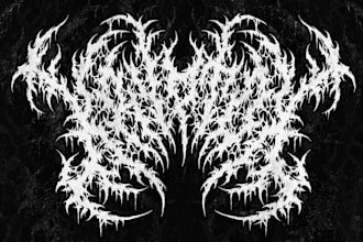 death metal logo, metalcore, deathcore, for band, brands, clothing