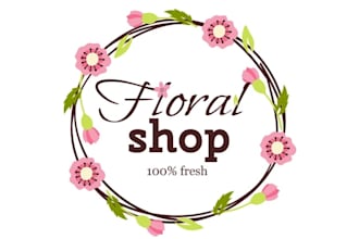 make beauty flower logo, floral, botanical, t shirt design