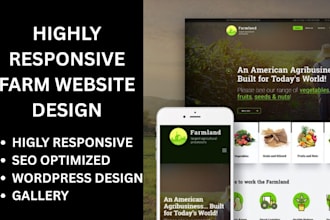 farm website crops website farm maintenance website