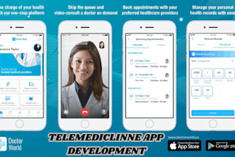 create hippa compliant telehealth telemedicine dental healthcare website and app
