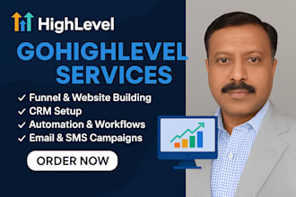 set up and optimize your gohighlevel crm, funnels and automation like a pro