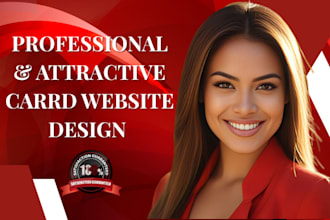 create a professional carrd landing page or website