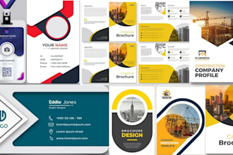 company profile brand guide digital letterhead business form id card design