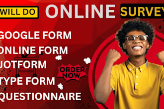 create online survey google form jotform questionnaire typeform survey