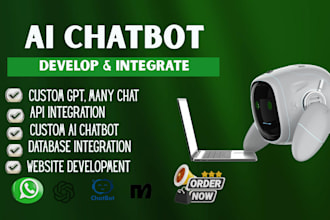 build website ai chatbot,integrate ai chatbot with whatsapp telegram ai chatbot