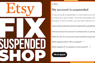 etsy reinstatement etsy appeal letter etsy account etsy account creation etsy