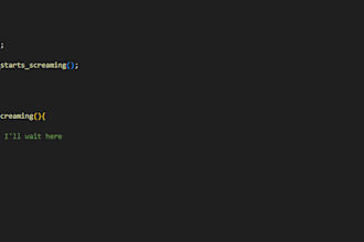 do development of code source or web pages