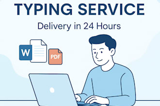 do fast and accurate typing work or retype scanned documents