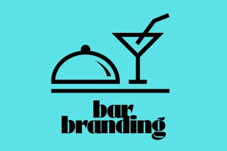 do modern bar branding logo design