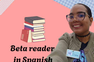 be your beta reader specialized in novels and memoirs
