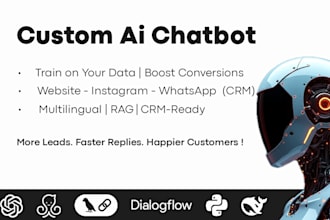 create ai chatbot for your website, instagram, or whatsapp