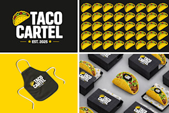 design fast food logo and full franchise ready restaurant branding