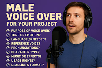 voice your characters in english, spanish, or portuguese