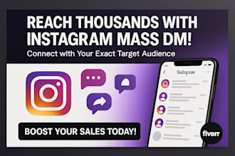 send instagram mass dm to your target audience