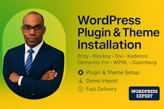 intall plugin brizy blocksy divi kadencse guntrnber wpml elementor pro expert