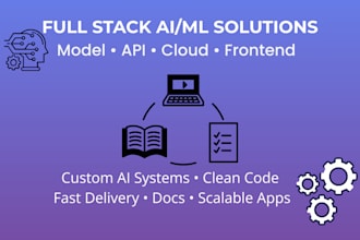 build custom ai ml models and full stack ml apps