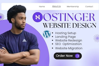 build hostinger website wordpress website design wordpress hostinger website