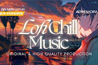 produce custom lofi beats for your song, video, or project