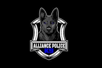 design high quality k9 dog logo with unlimited revision