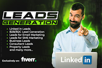 do lead generation, email address by using linkedin