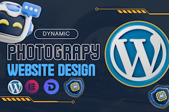 photography, portfolio and wedding website with online booking
