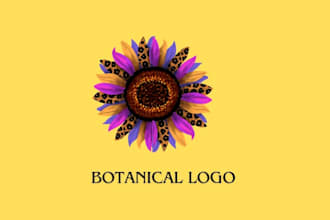 make modern minimal or botanical logo design