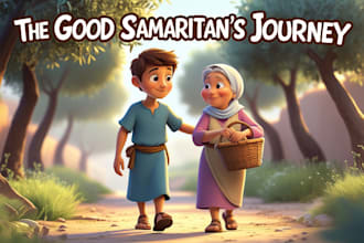 illustrate children book illustration, bible illustration, children illustration