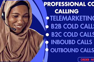 do professional telemarketing inbound and outbound calls