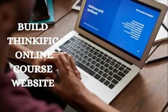 build your learnworlds  teachable kajabi or thinkific online course website