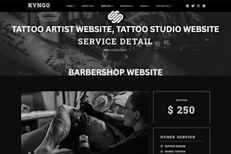 build squarespace tattoo artist website tattoo art studio website barbershop
