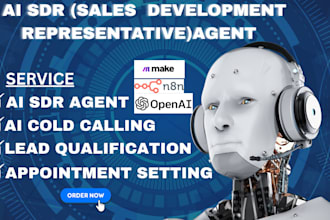 do custom ai sdr agent to generate leads and book appointments, b2b sales