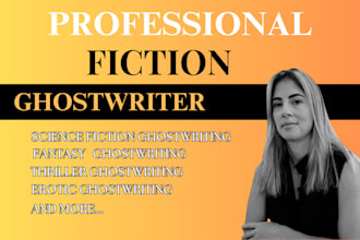 ghostwrite, rewrite entertaining fiction story