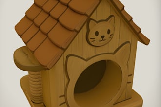create low poly 3d models from your sketch or drawing