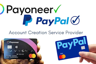 create, recover, integrate payoneer, paypal to your marketplace, stores