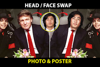 do quick face swap with photoshop