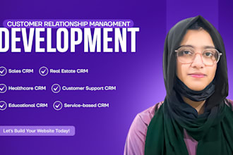 do crm development and create web application using php