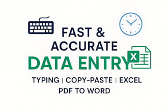 fast and accurate data entry, excel, copy paste