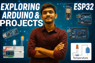 do arduino, esp32 and stm32 programming for you