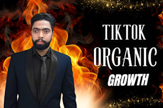 grow your tiktok account organically with real  engagement