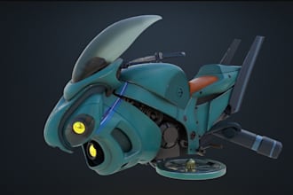 do cad product design, 3d bike model, convertible bike render, cyberbike design
