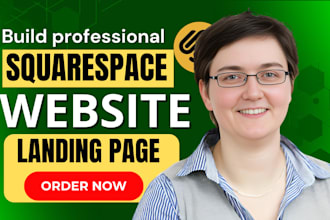 design redesign fix squarespace landing page website for business online store