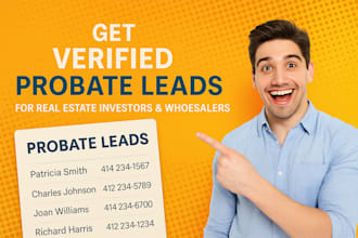 generate targeted and verified probate leads